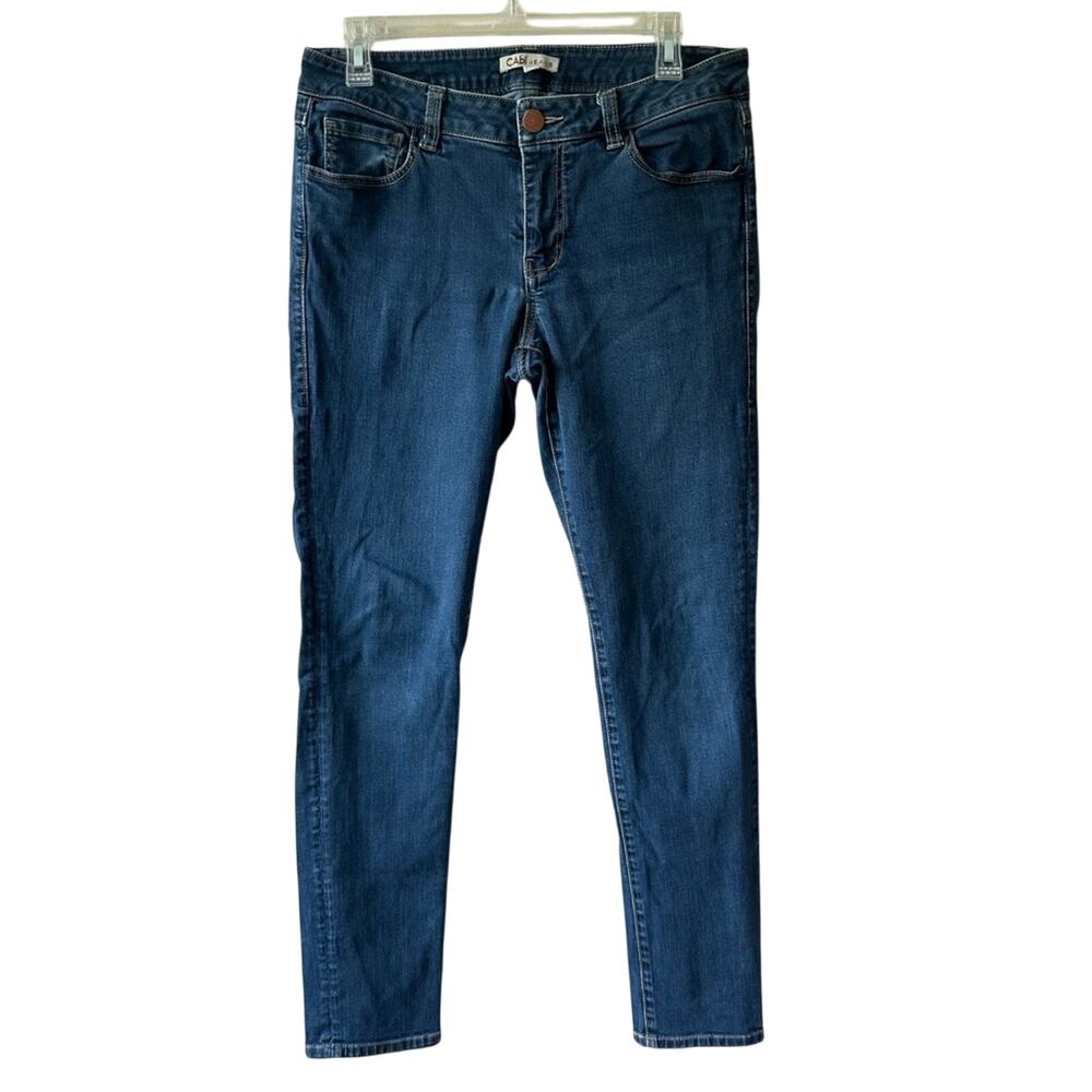 CAbi Bree Skinny Ankle Jeans Denim Stretch Medium Wash 5 Pocket Women's Size 8
